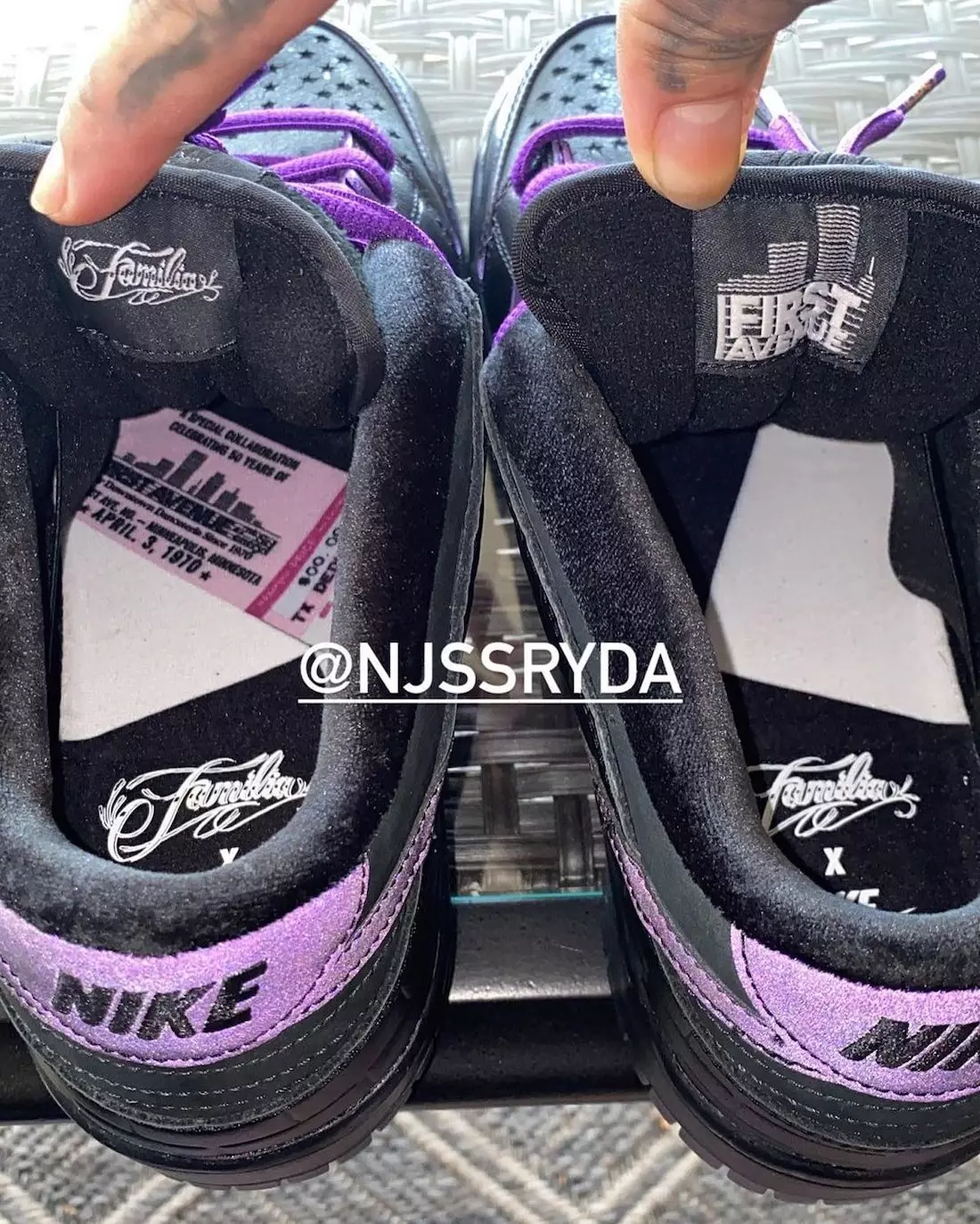 Familia Nike SB Dunk Low First Avenue Prince Releasedatum