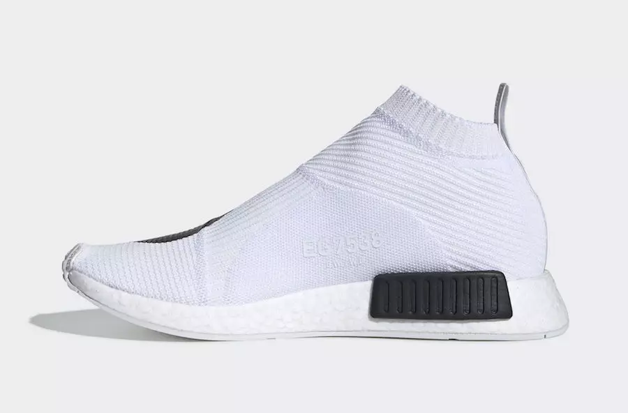 Adidas NMD CS1 Primeknit Branco Preto EG7538 Data de lançamento