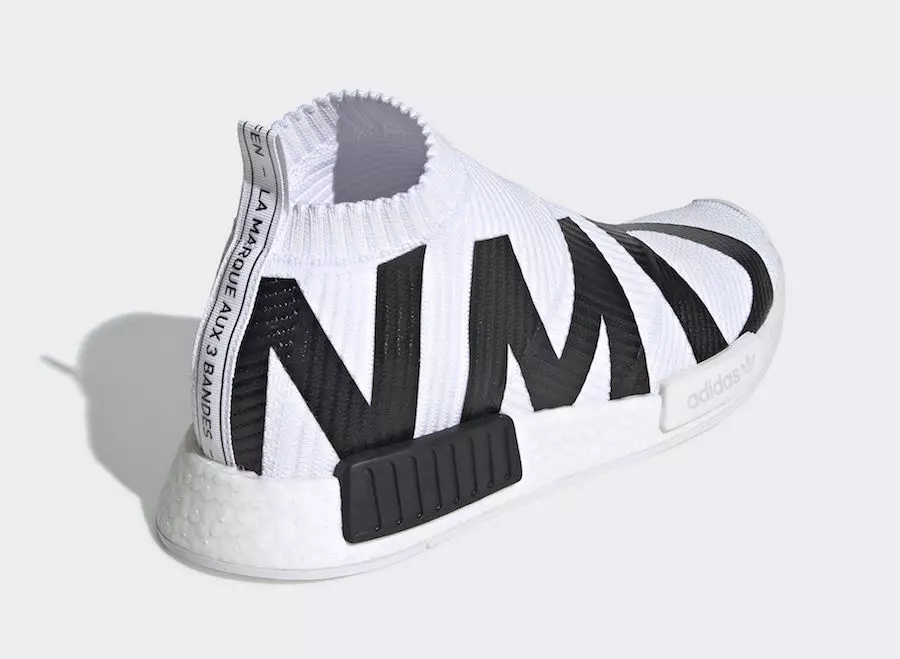 adidas NMD CS1 Primeknit 화이트 블랙 EG7538 출시일