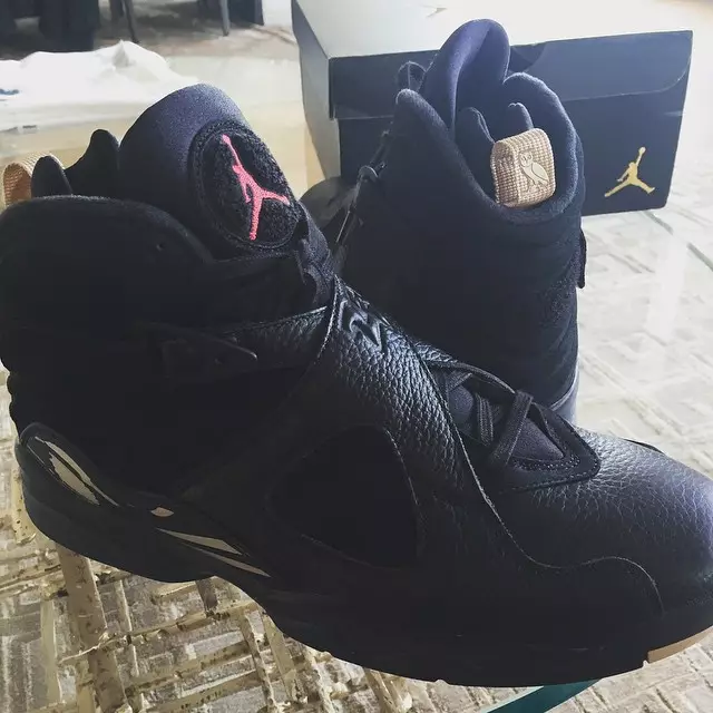 Drake Air Jordan 8 OVO Nyeusi