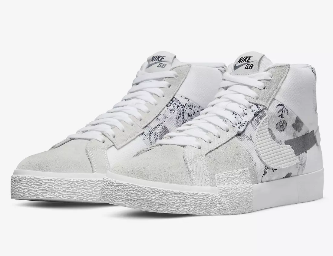 Nike SB Zoom Blazer Mid Premium regresa con patrones florales de Paisley