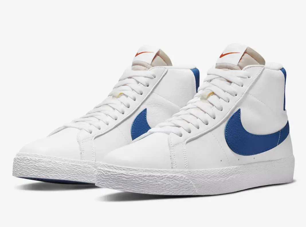 Nike SB Blazer Mid ISO White Blue DH6970-100 Թողարկման ամսաթիվ