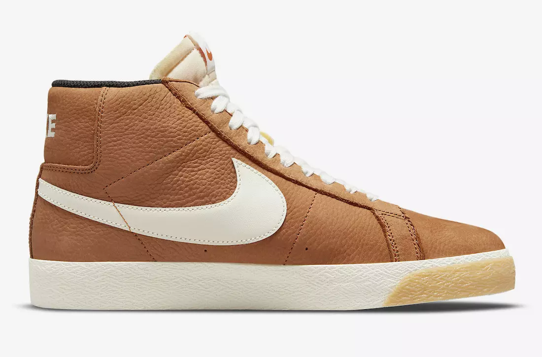 Дата выхода Nike SB Blazer Mid ISO Dark Russet DC8911-200