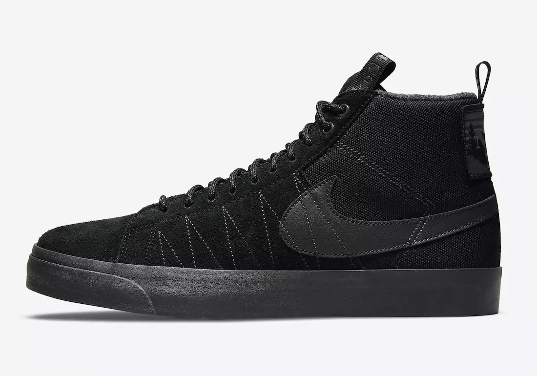 Nike SB Blazer Mid Premium Acclimate Black DC8903-002 Датум на издавање