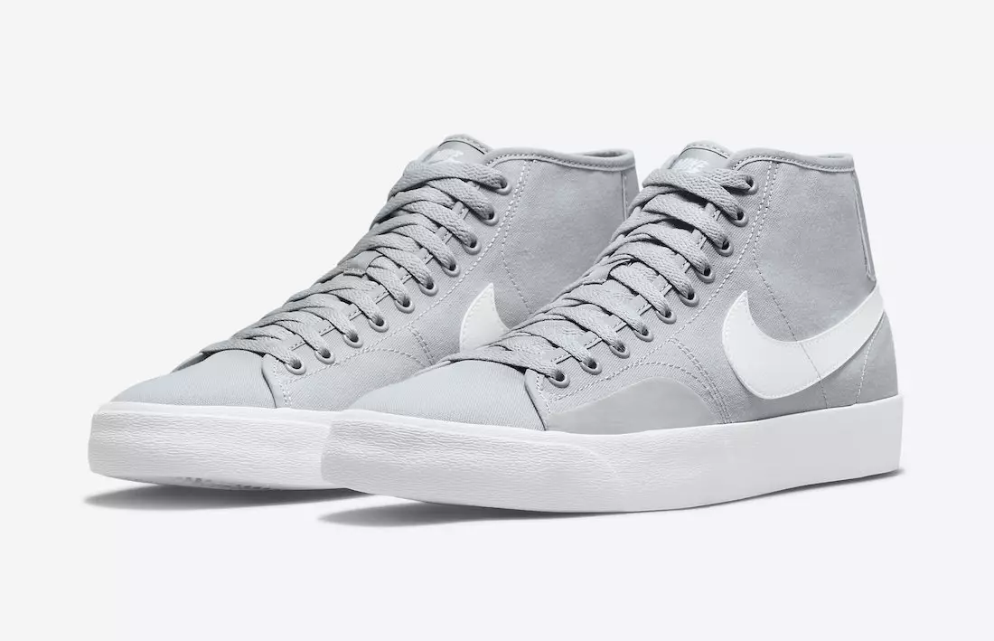 Nike SB Blazer Court Mid သည် မီးခိုးရောင်ဖြင့် ပေါ်လာသည်။