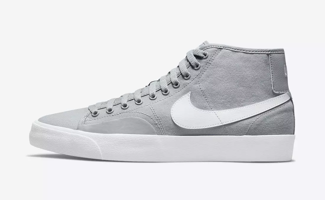 Nike SB Blazer Court Mid Grey White DC8901-002 Utgivelsesdato