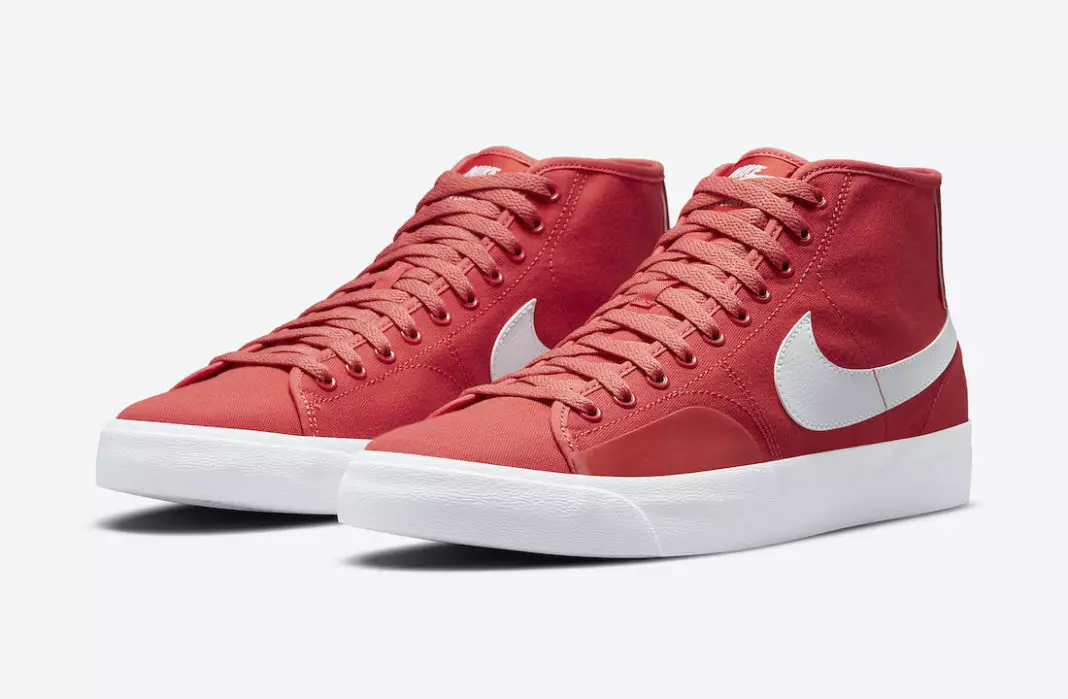 Date de sortie de la Nike SB Blazer Court Mid Rouge Blanche DC8901-600