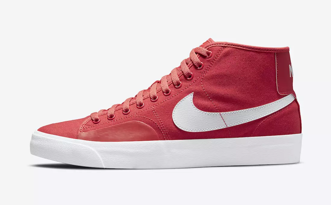 تاریخ انتشار نایک SB Blazer Court Mid Red White DC8901-600