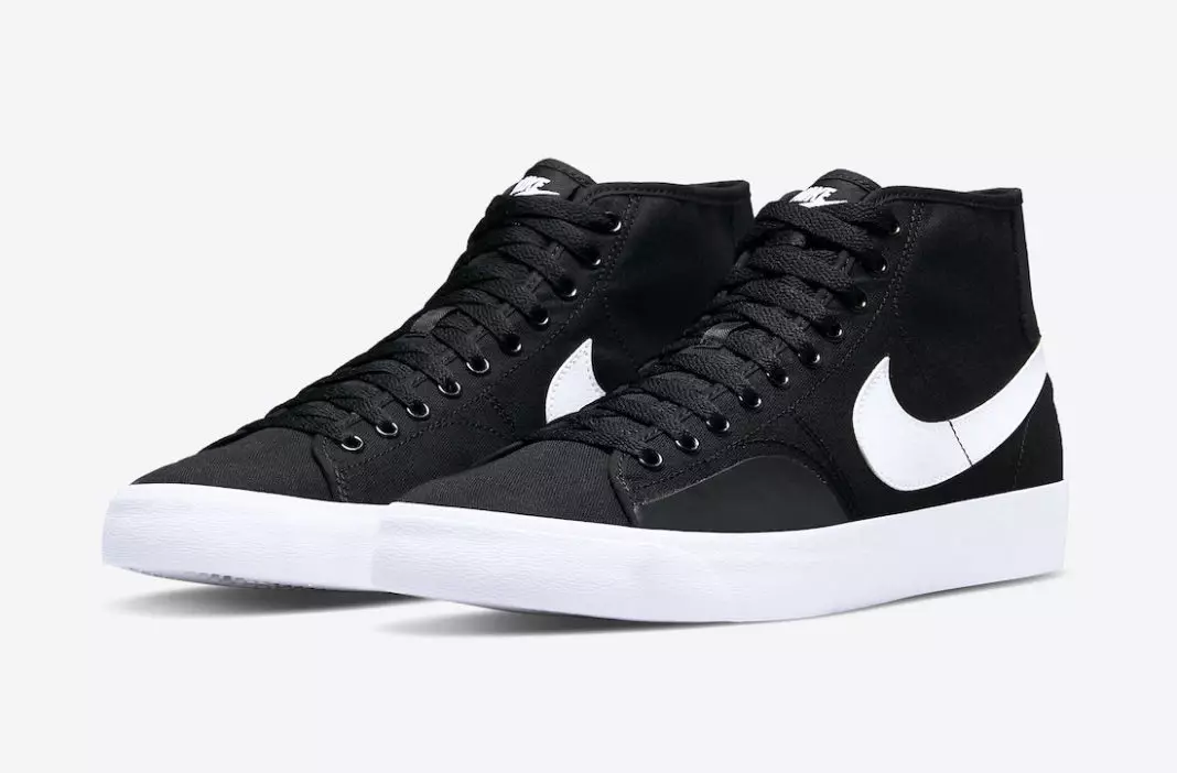 Nike SB Blazer Court Mid Black White DC8901-001 Tarikh Tayangan