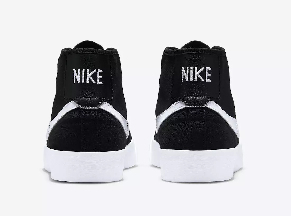 Nike SB Blazer Court Mid Black White DC8901-001 Дата випуску