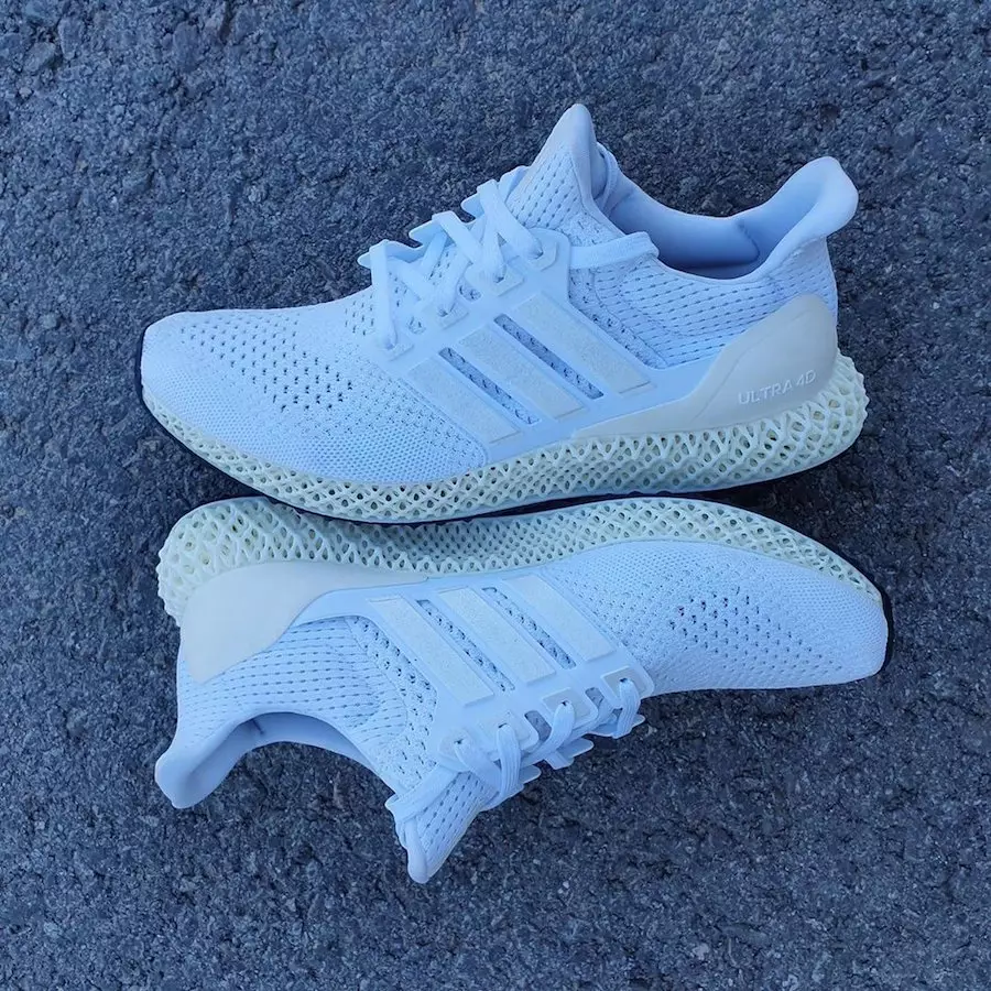 adidas Ultra 4D အဖြူရောင် ဖြန့်ချိသည့်ရက်စွဲ