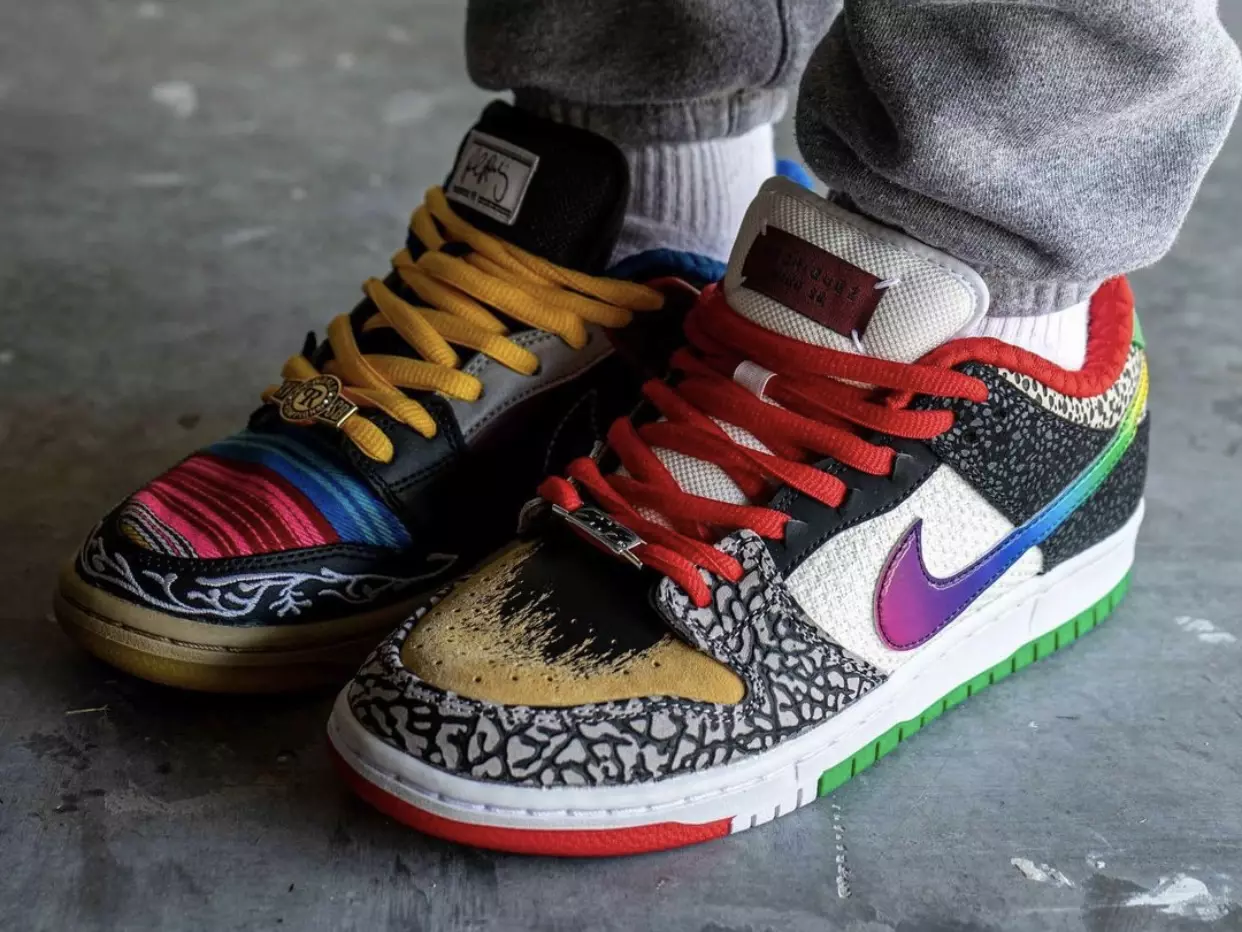 Nike SB Dunk Low What The P-Rod CZ2239-600 გამოშვების თარიღი on-Feet