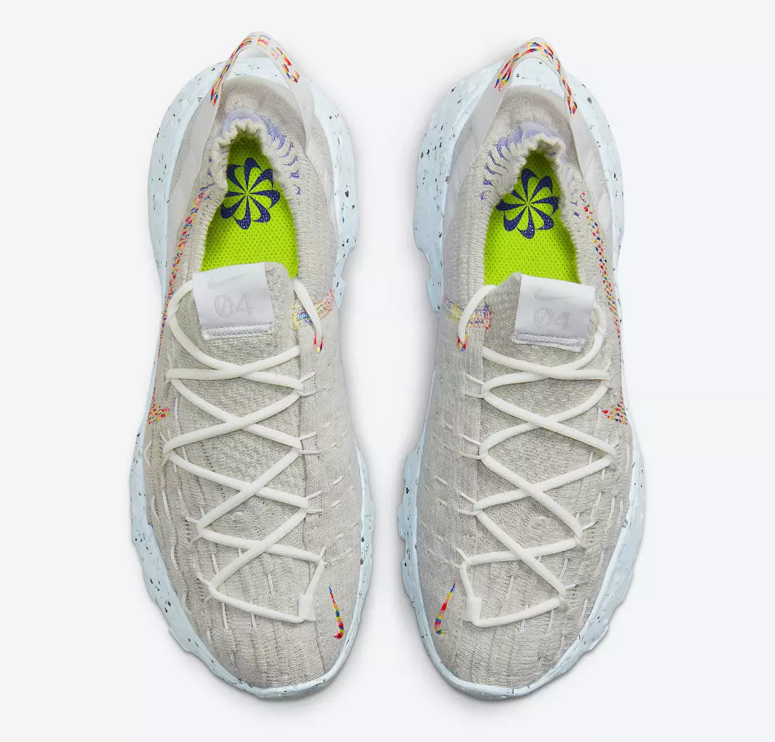 Nike Space Hippie 04 White Multi CD3476-102 Data tal-Ħruġ