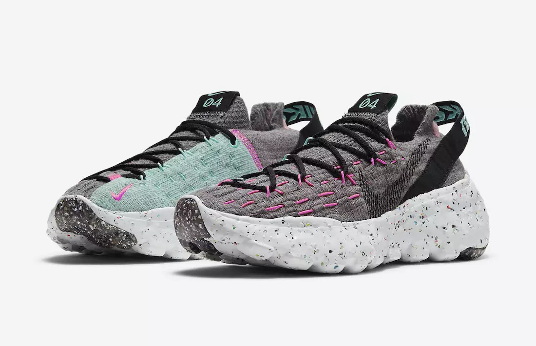 Επιφάνειες Nike Space Hippie 04 σε χρώματα South Beach