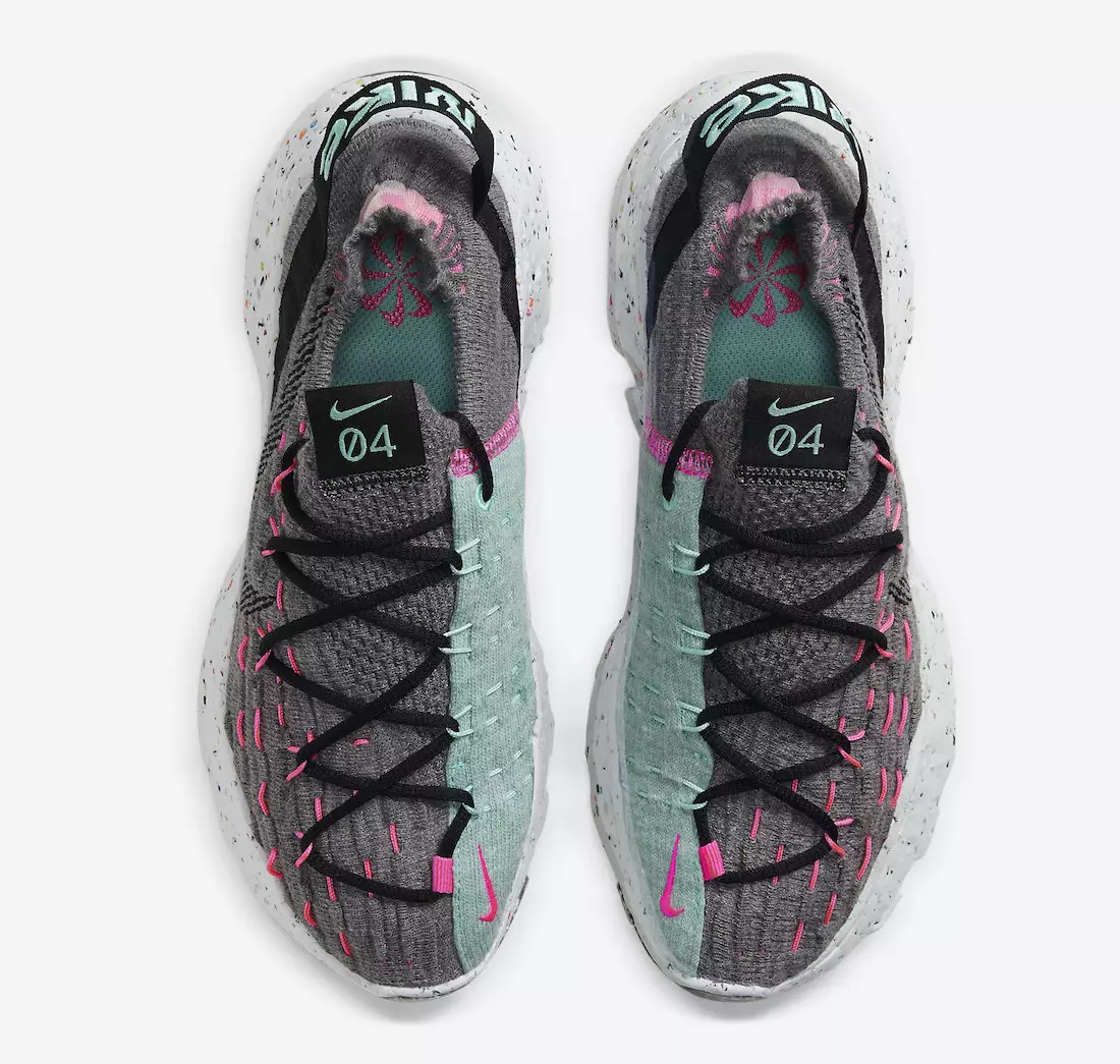 Nike Space Hippie 04 Smoke Grey Pink Blast CD3476-003 Датум на издавање