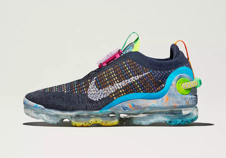 Nike Air VaporMax 2020 Flyknit Blue Multi-Color תאריך שחרור