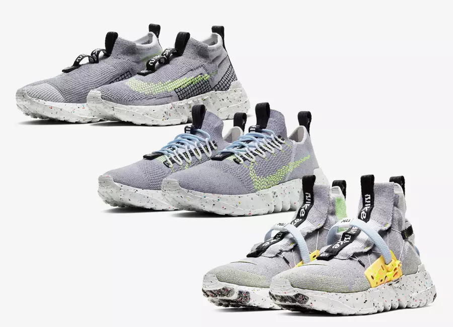 تاریخ انتشار Nike Space Hippie Grey Volt