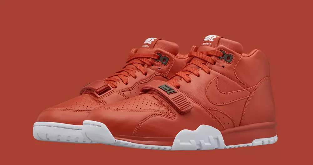 Foto sui piedi del design del frammento x NikeCourt Air Trainer 1