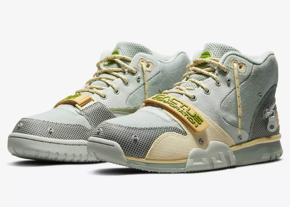 Travis Scott Nike Air Trainer 1 Grey Haze DR7515-001 Útgáfudagur