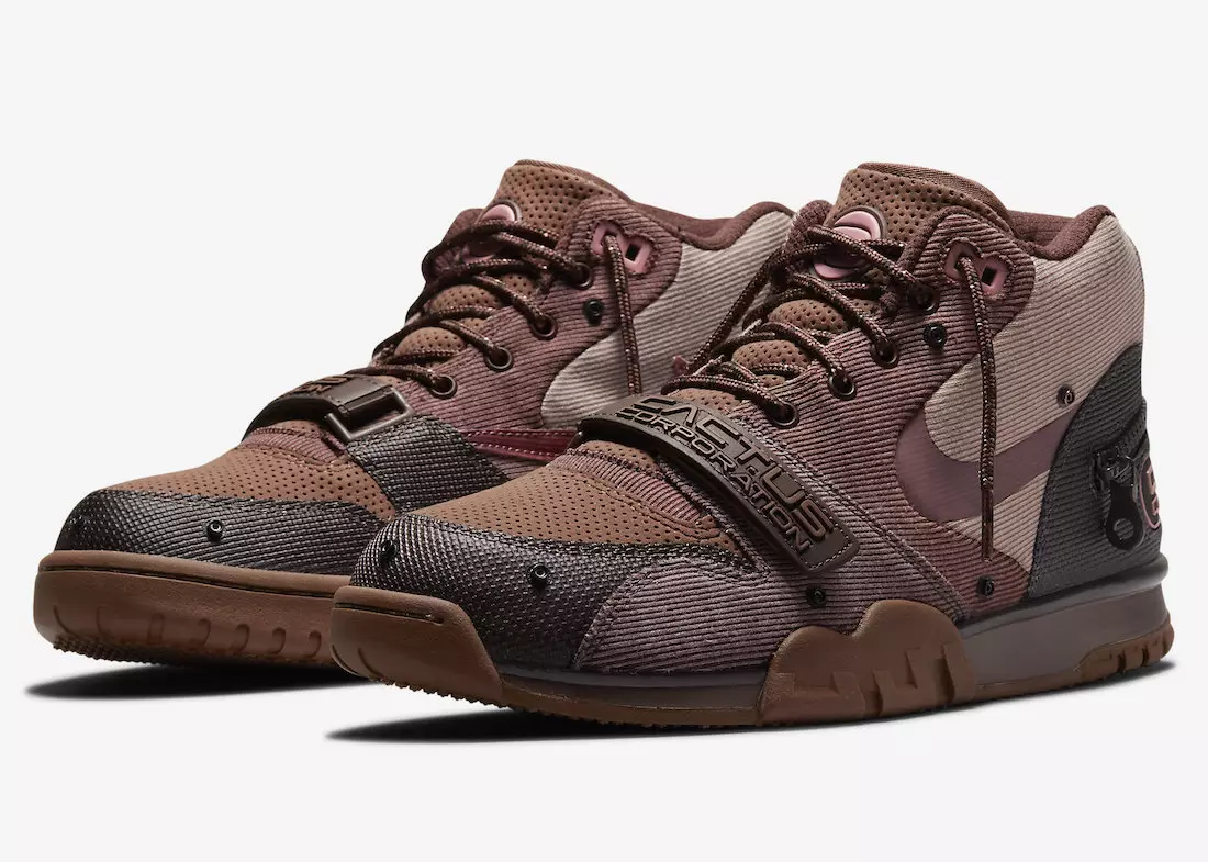 Travis Scott Nike Air Trainer 1 Wheat DR7515-200 Megjelenési dátum