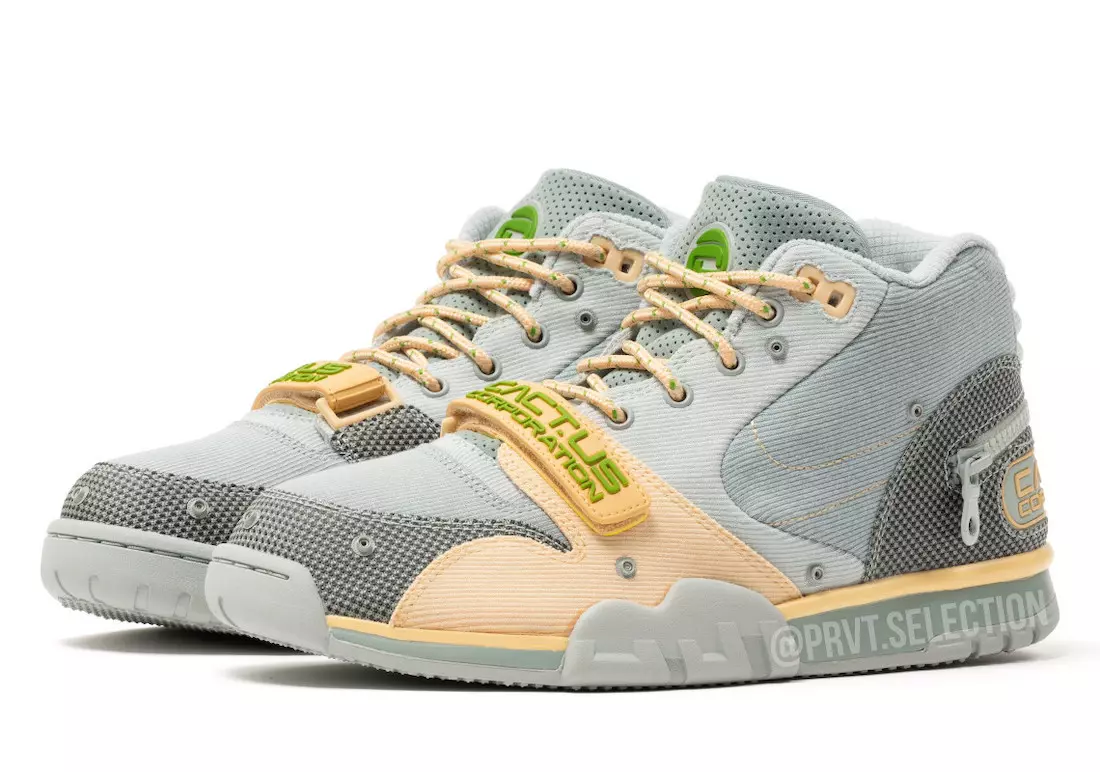 Travis Scott Nike Air Trainer 1 Light Smoke Grey Megjelenési dátum