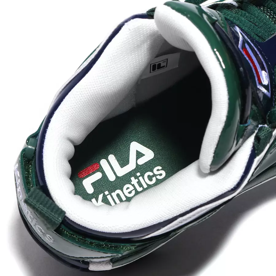 Confezione in pelle verniciata Kinetics x FILA 96 GL