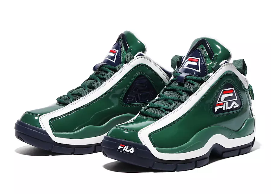 Kinetics x FILA 96 GL Pakiet ze skóry lakierowanej