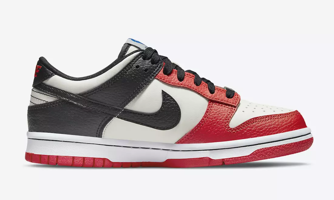 NBA Nike Dunk Low EMB Chicago GS DO6288-100 Ημερομηνία κυκλοφορίας