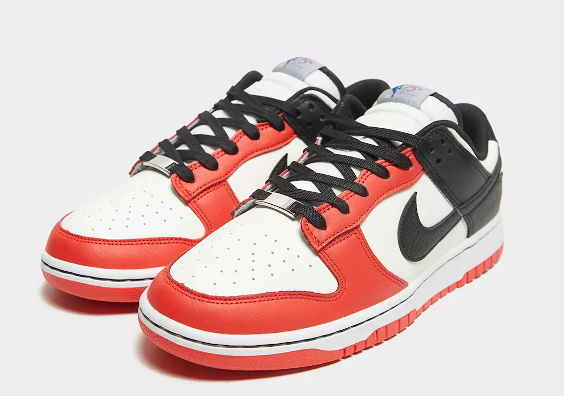 NBA Nike Dunk Low EMB Chicago DD3363-100 Megjelenés dátuma