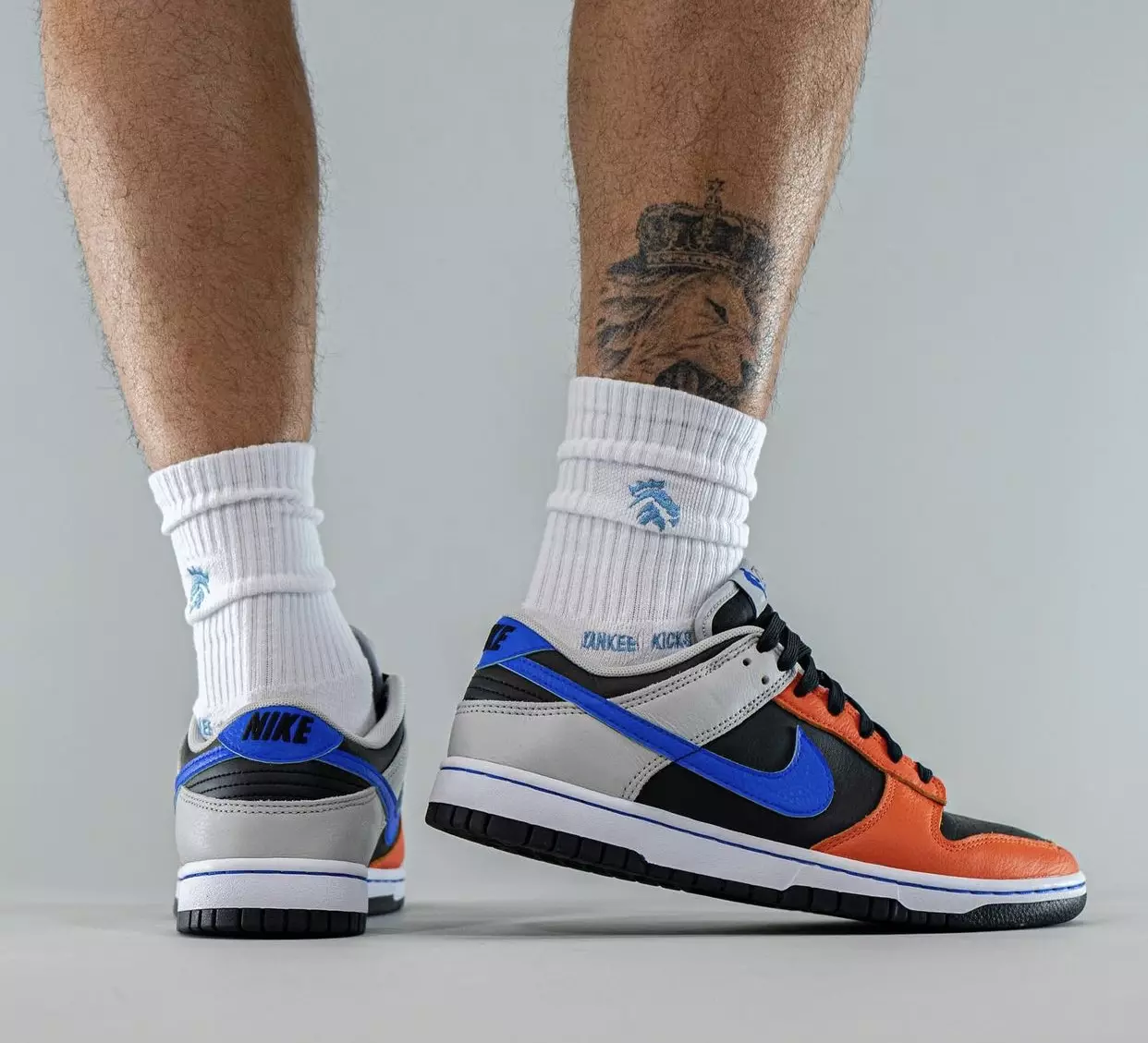 NBA Nike Dunk Low Knicks 75e verjaardag DD3363-002 Aan de voeten