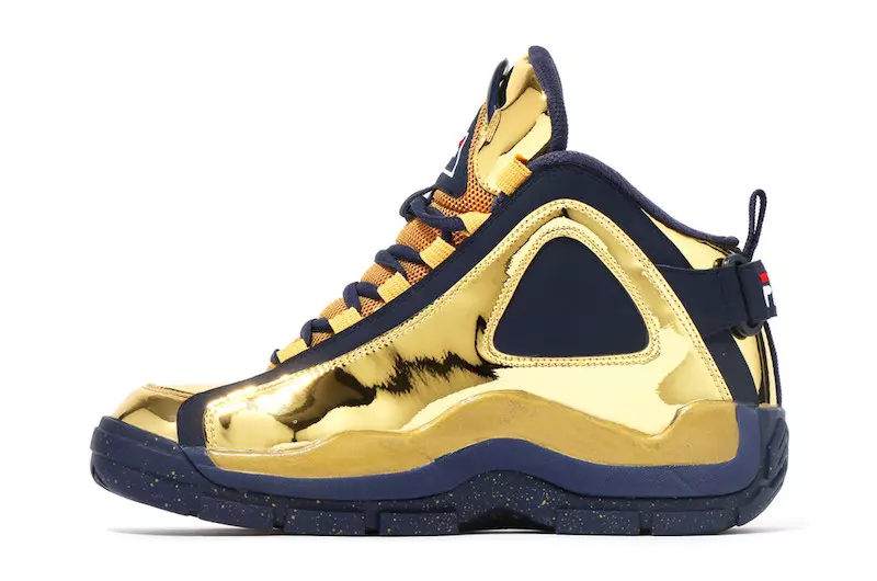 Kinetics FILA 96 Metallic Gold Medial Side