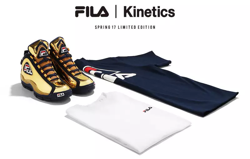 Коллекция Kinetics FILA 96 Metallic Gold