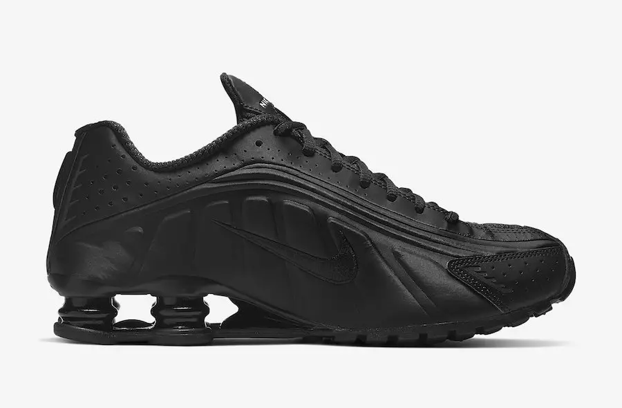 Nike Shox R4 Triple Black 104265-044 سعر الإصدار