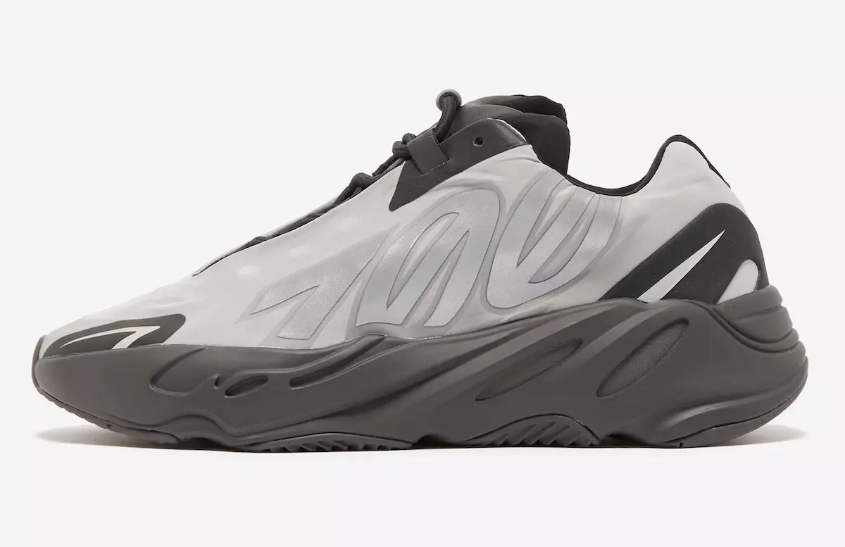 Adidas Yeezy Boost 700 MNVN Metallic GW9524 Julkaisupäivän hinnoittelu