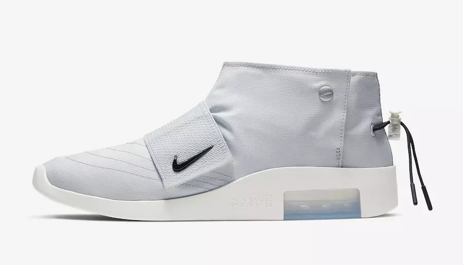 Nike Air Fear of God Moccasin Pure Platinum AT8086-001 Data tar-Rilaxx