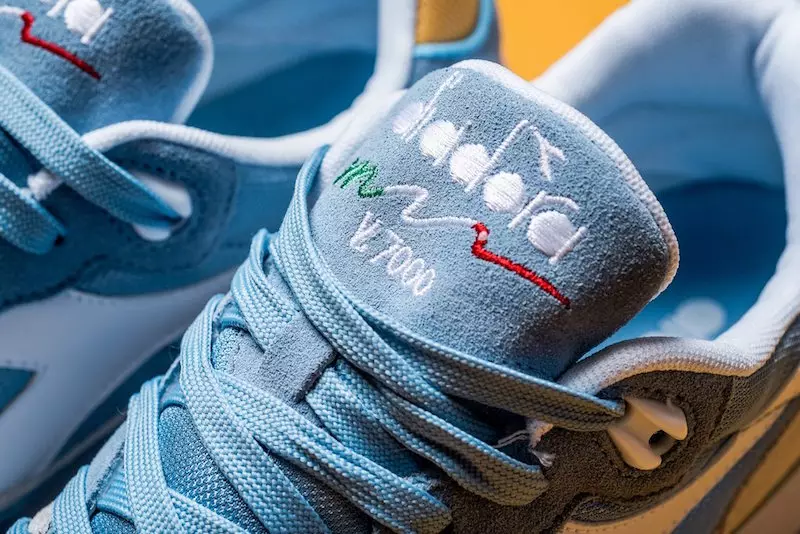 Diadora V7000 NYL II Синий пыльный