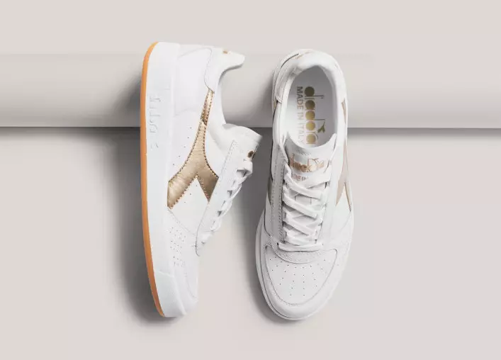 Diadora B Elite Sëlwer Gold