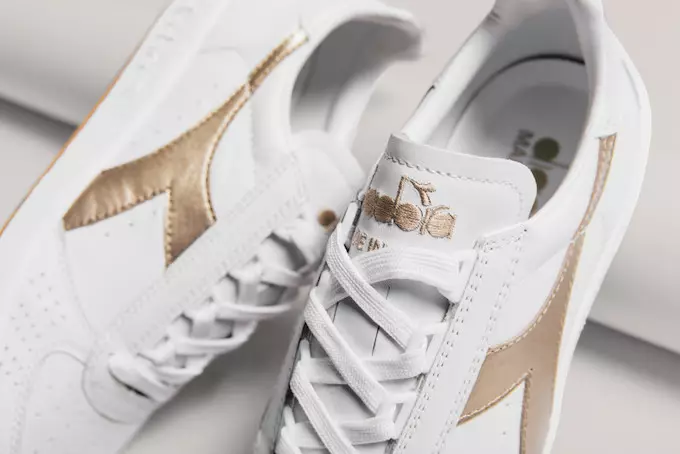 Diadora B Elite Sëlwer Gold