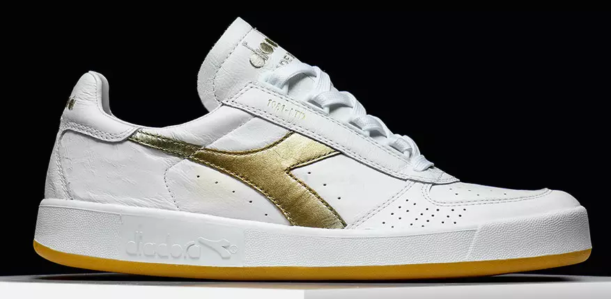 Diadora B Elite OG Made in Italy 1981 LTD Silver Gold Pack