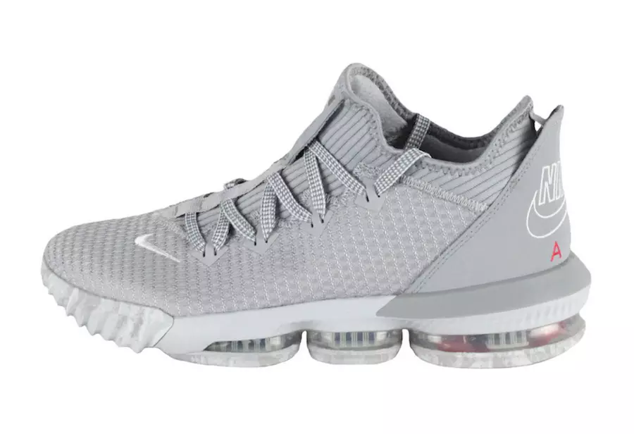 Nike LeBron 16 Low Wolf Grey University Red CI2668-003 Fecha de lanzamiento