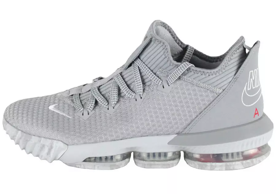 Date de sortie de la Nike LeBron 16 Low Wolf Grey University Red CI2668-003