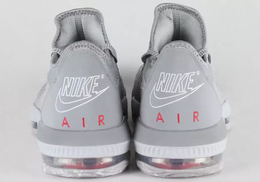 Nike LeBron 16 Low Wolf Grey University Red CI2668-003 Julkaisupäivä