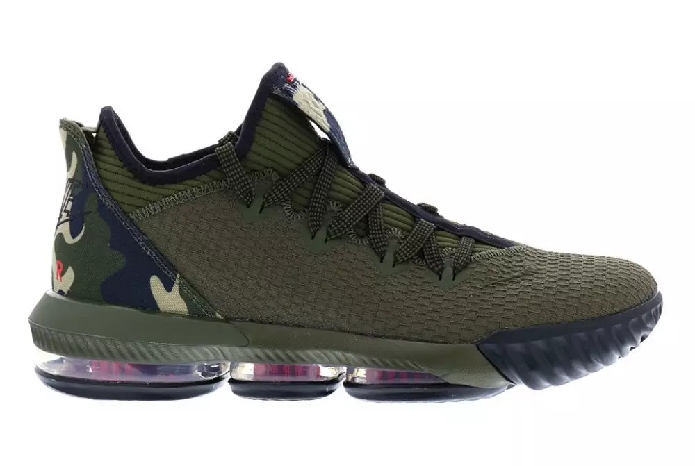 Nike LeBron 16 Low Camo Cargo Khaki CI2668-300 Megjelenés dátuma