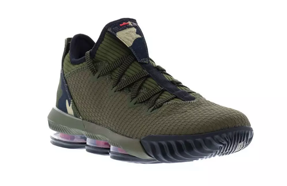 Nike LeBron 16 Low Camo Cargo Khaki CI2668-300 Data tar-Rilaxx