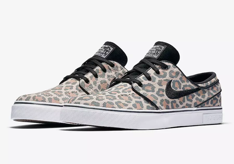 Japon Wacko Maria Leopar Baskılı Nike SB Stefan Janoski'yi Piyasaya Sürüyor