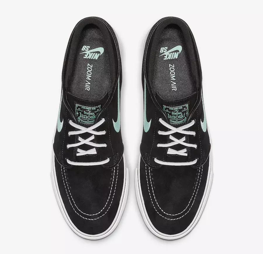 Nike SB Stefan Janoski Tiffany Black Mint Green 833603-001 Data lansării