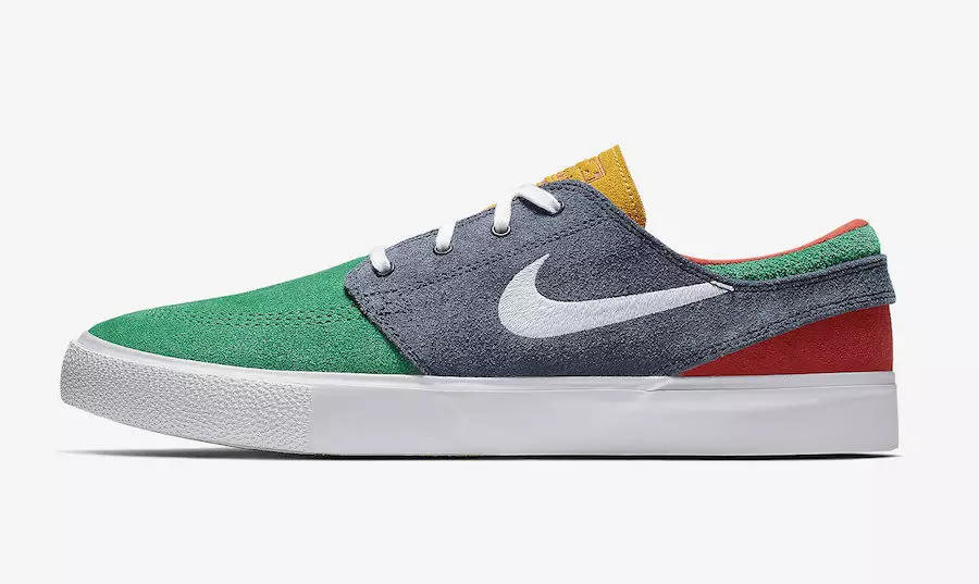 Nike SB Stefan Janoski Lucid Green Obsidian University Gold AQ7475-300 Utgivelsesdato