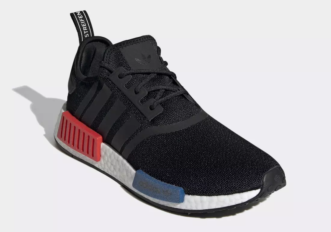 adidas NMD R1 OG Black Red Blue GZ7922 ဖြန့်ချိသည့်ရက်စွဲ