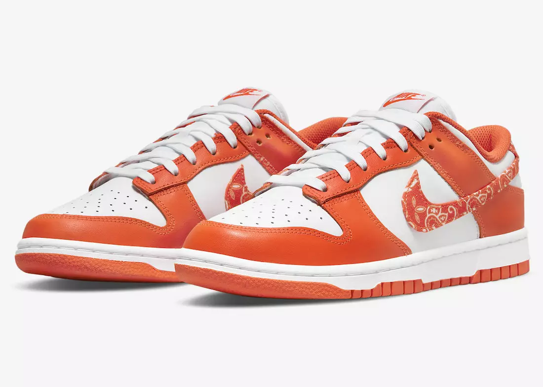 Nike Dunk Low «Orange Peisley» 17 маусымда шығады