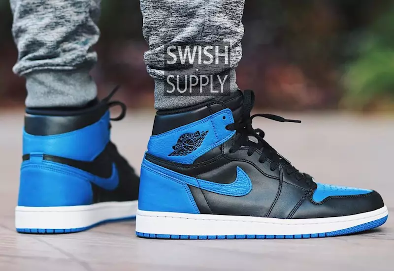 Air Jordan 1 Royal uz kājām